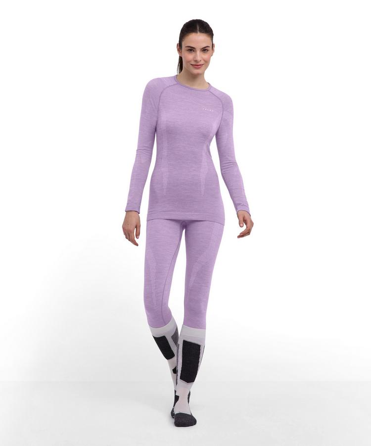 Falke Falke Wool-tech Longsleeve Funktionsshirt Damen - light lilac (6819) - 1 | SportScheck