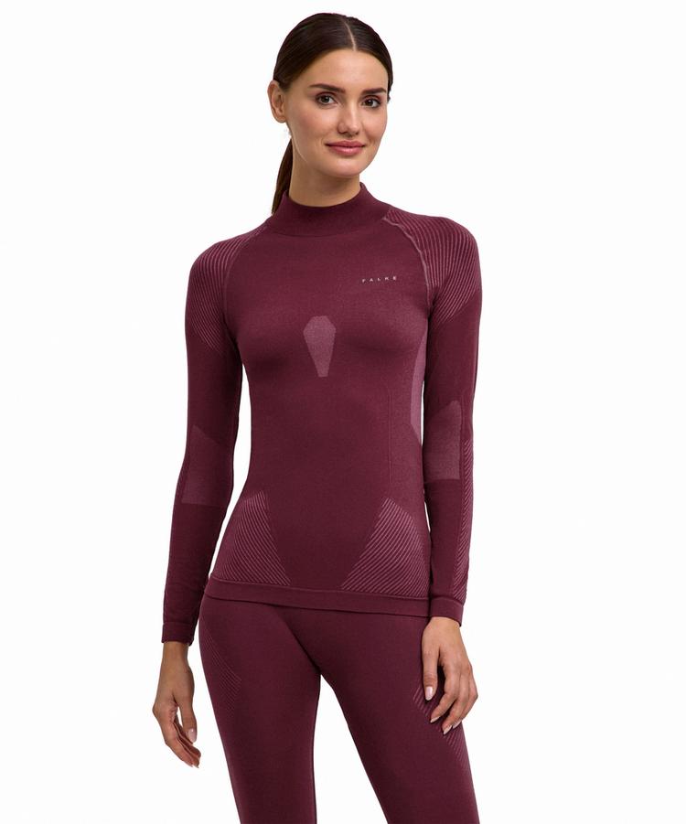 Falke Falke Warm Series Longsleeved Shirt Turtleneck Funktionsshirt Damen - mahogany (8344) - 0 | SportScheck