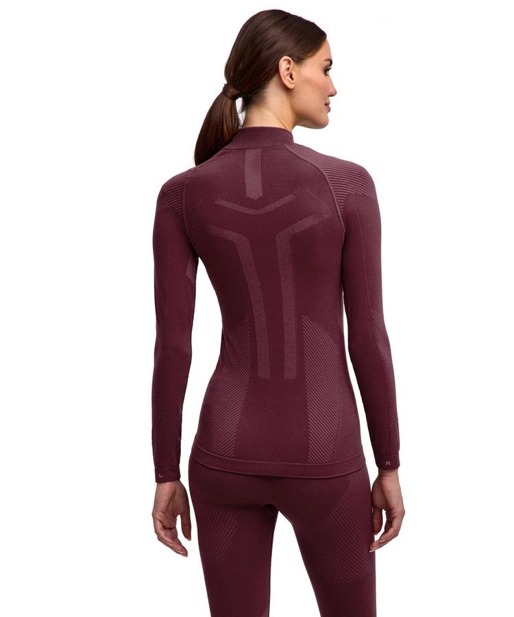Falke Falke Warm Series Longsleeved Shirt Turtleneck Funktionsshirt Damen - mahogany (8344) - 0 | SportScheck