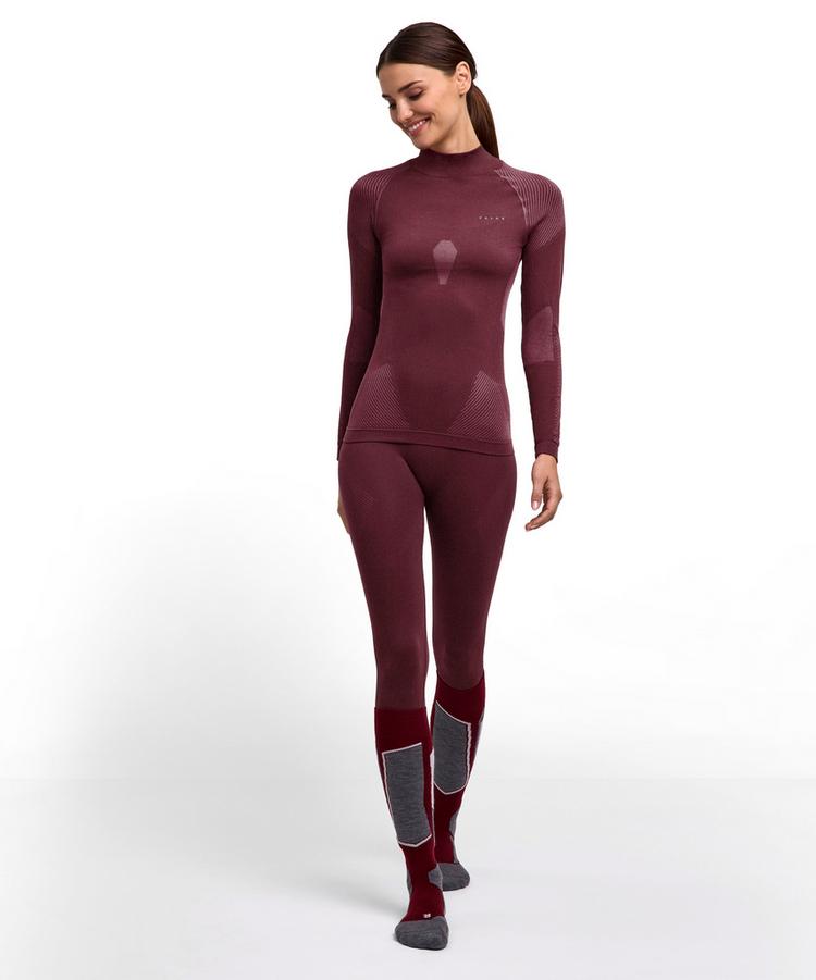 Falke Falke Warm Series Longsleeved Shirt Turtleneck Funktionsshirt Damen - mahogany (8344) - 1 | SportScheck
