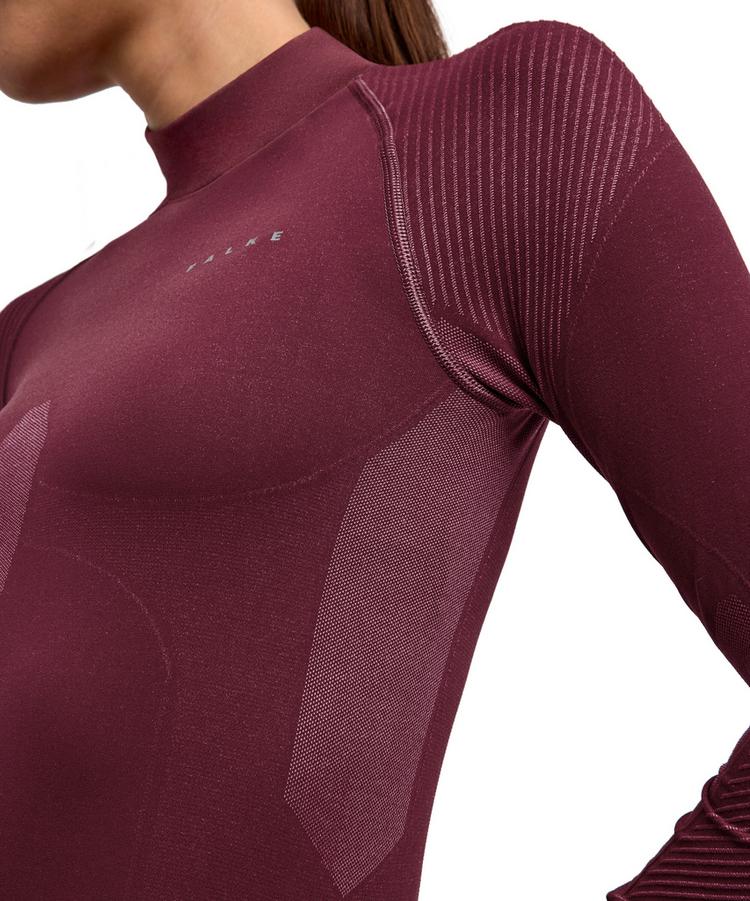 Falke Falke Warm Series Longsleeved Shirt Turtleneck Funktionsshirt Damen - mahogany (8344) - 2 | SportScheck