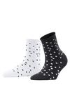 ESPRIT Irregular Dots  2-Pack Socken Damen - sortiment (0020)