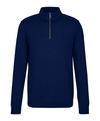Falke Merino X-Fine Half-Zip Strickpullover Herren - space blue (6116)