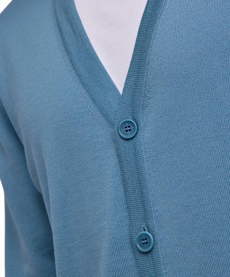 Falke Falke Merino X-Fine Cardigan Strickpullover Herren - cypress (7673) - 3 | SportScheck