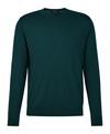 Falke Merino Ultrafine Crew Neck Strickpullover Herren - forest (7450)
