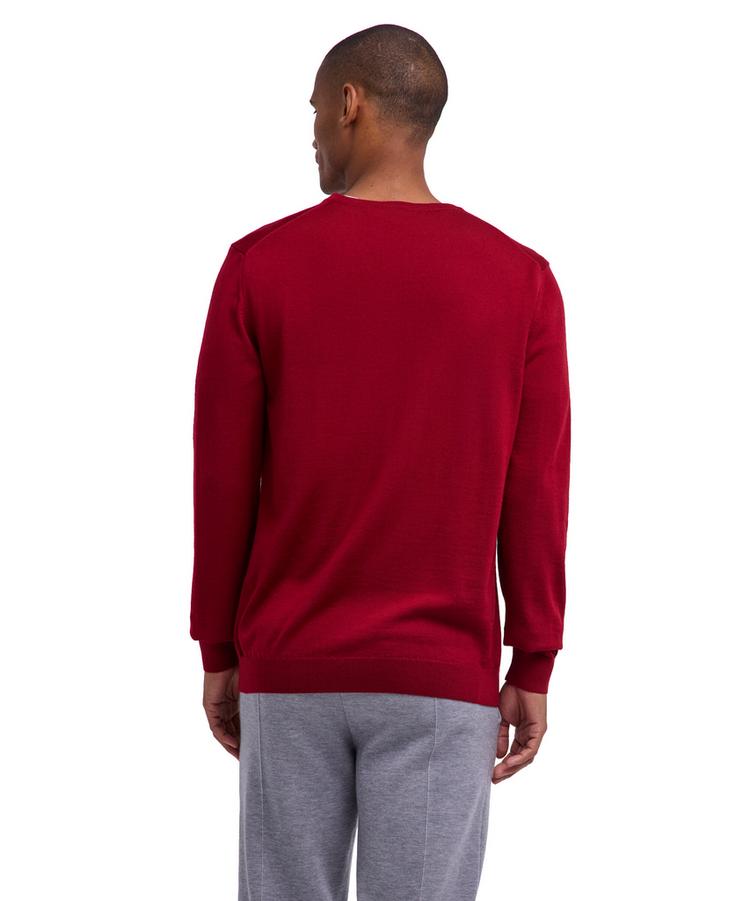 Falke Falke Merino X-Fine V-Neck Strickpullover Herren - red velvet (8264) - 0 | SportScheck