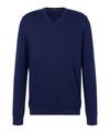 Falke Merino X-Fine V-Neck Strickpullover Herren - space blue (6116)