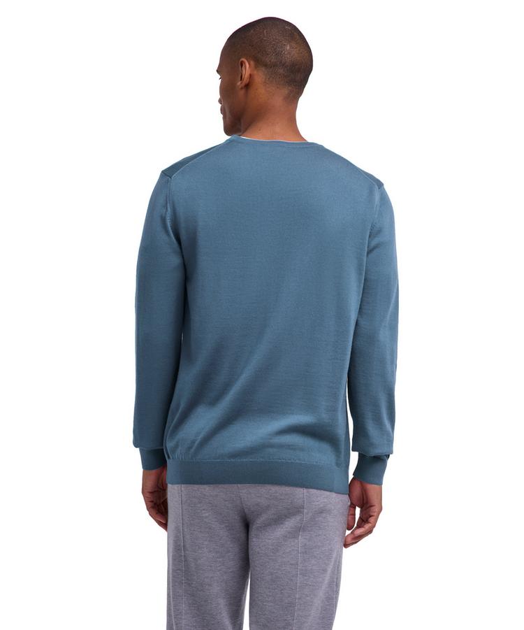 Falke Falke Merino X-Fine V-Neck Strickpullover Herren - cypress (7673) - 0 | SportScheck