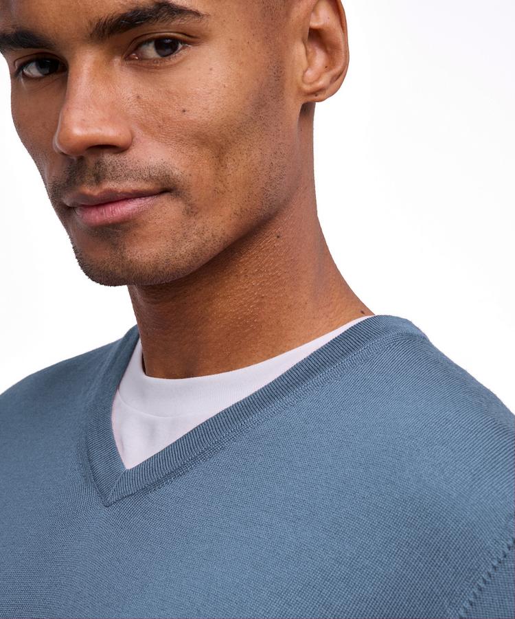 Falke Falke Merino X-Fine V-Neck Strickpullover Herren - cypress (7673) - 3 | SportScheck