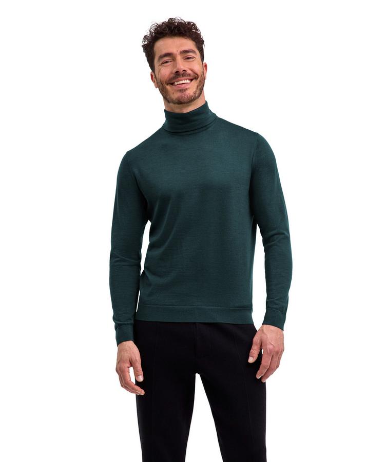 Falke Falke Merino Ultrafine Roll Neck Strickpullover Herren - forest (7450) - 0 | SportScheck