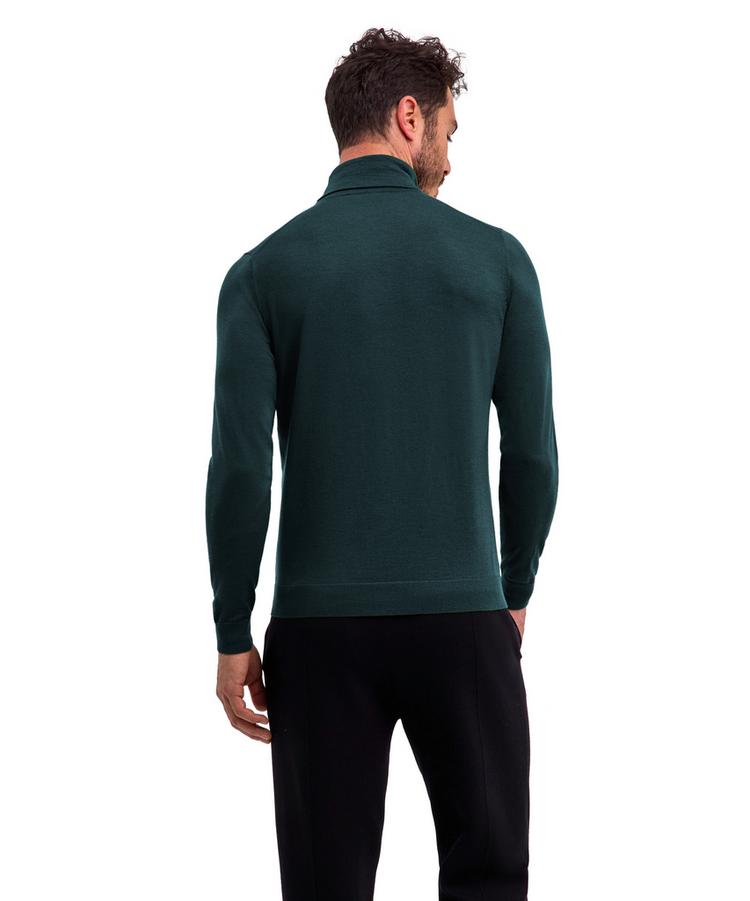 Falke Falke Merino Ultrafine Roll Neck Strickpullover Herren - forest (7450) - 0 | SportScheck