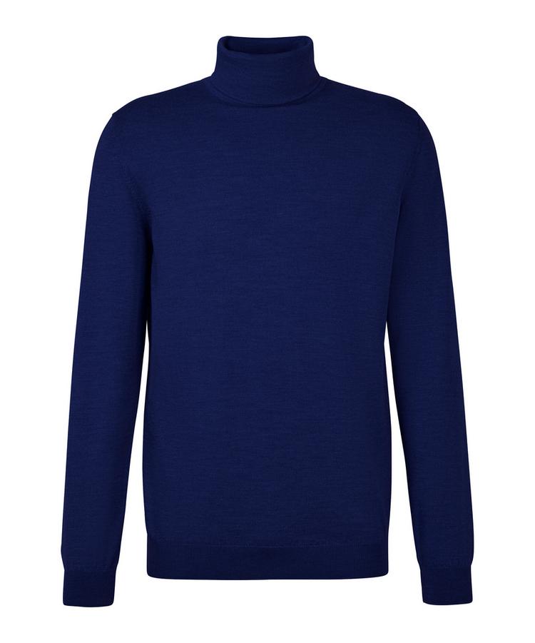 Falke Falke Merino X-Fine Roll Neck Strickpullover Herren - space blue (6116) - 0 | SportScheck