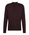 Falke Merino Ultrafine Polo Strickpullover Herren - dark choco (5162)