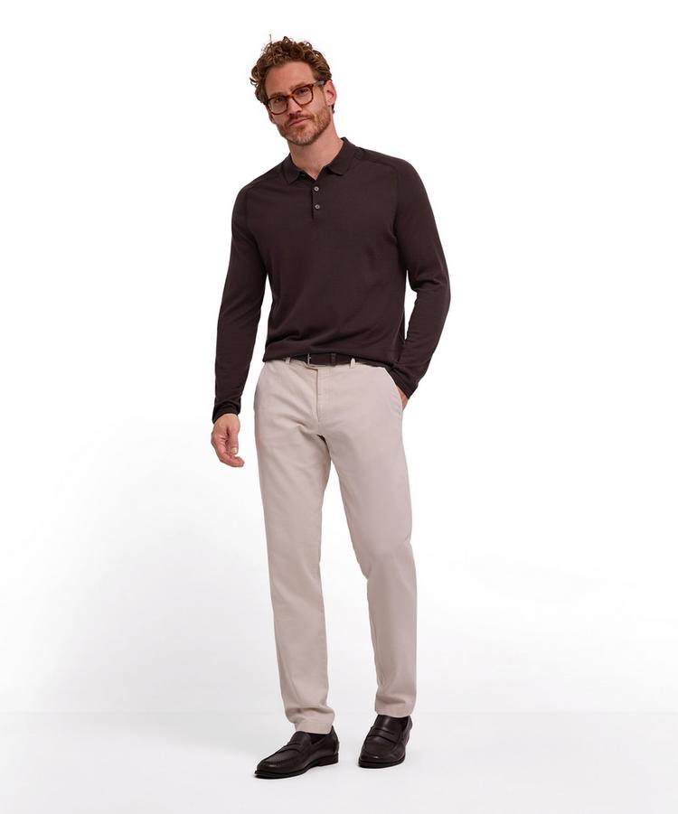 Falke Falke Merino Ultrafine Polo Strickpullover Herren - dark choco (5162) - 1 | SportScheck