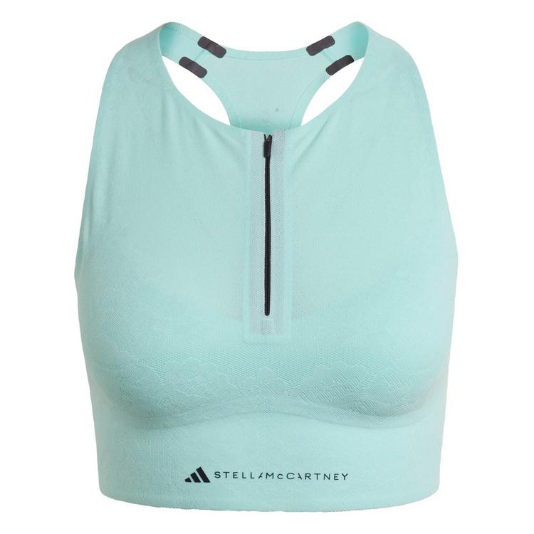 adidas adidas adidas by Stella McCartney Running Croptop Damen - Semi Flash Aqua - 0 | SportScheck