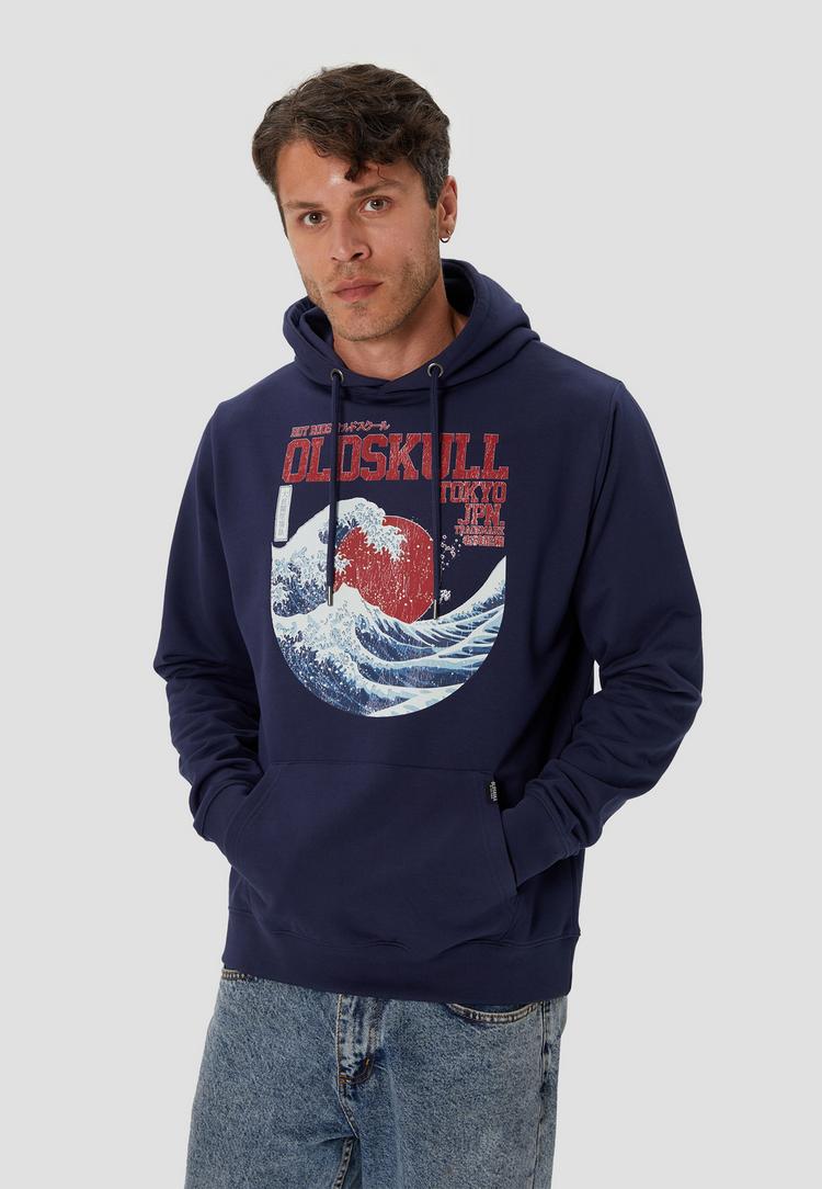 OLDSKULL OLDSKULL Asian Big W Hoodie Herren - Navy - 0 | SportScheck