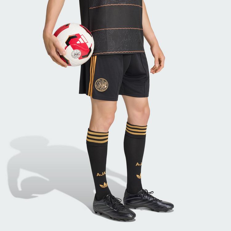 adidas adidas Ajax 26/27 Ausw&auml;rtsshorts Shorts Herren - Black / Hazy Orange - 0 | SportScheck