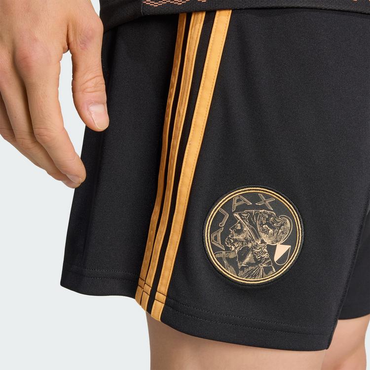 adidas adidas Ajax 26/27 Ausw&auml;rtsshorts Shorts Herren - Black / Hazy Orange - 1 | SportScheck