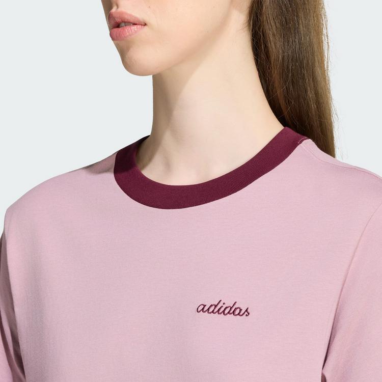 adidas adidas Seasonal Essentials Colorpop T-Shirt Funktionsshirt Damen - Magic Mauve / Maroon - 0 | SportScheck