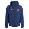 adidas FC Bayern M&uuml;nchen Tiro Travel Windbreaker Herren - Night Indigo / Hi-Res Red