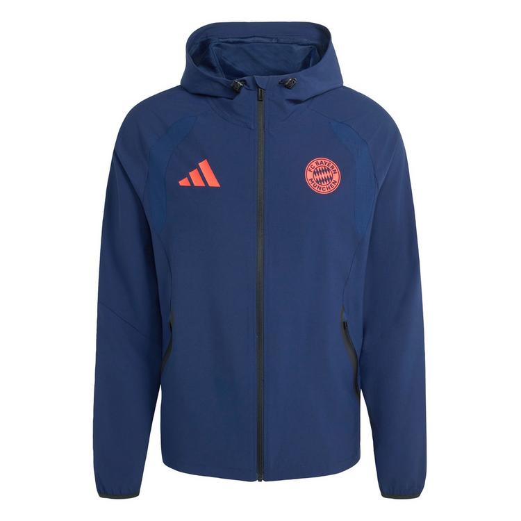 adidas adidas FC Bayern M&uuml;nchen Tiro Travel Windbreaker Herren - Night Indigo / Hi-Res Red - 0 | SportScheck