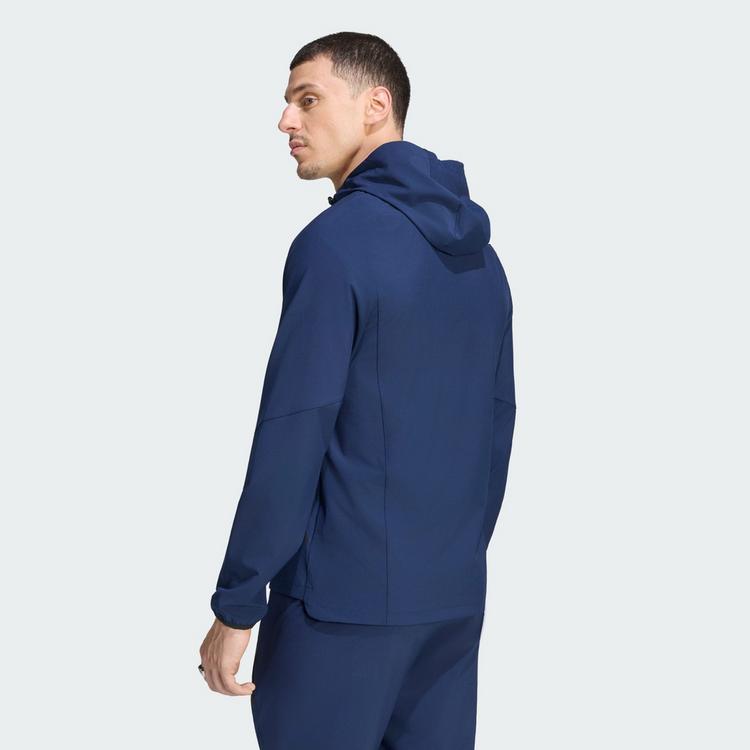 adidas adidas FC Bayern M&uuml;nchen Tiro Travel Windbreaker Herren - Night Indigo / Hi-Res Red - 1 | SportScheck