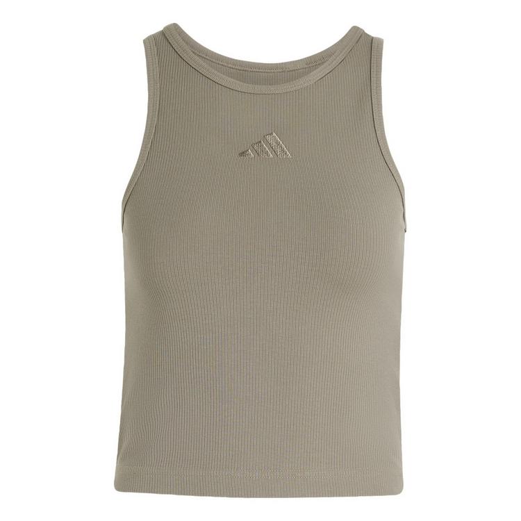 adidas adidas ADIDAS KIT TANKTOP, GERIPPT, KLEINES Tanktop Damen - Silver Pebble - 0 | SportScheck