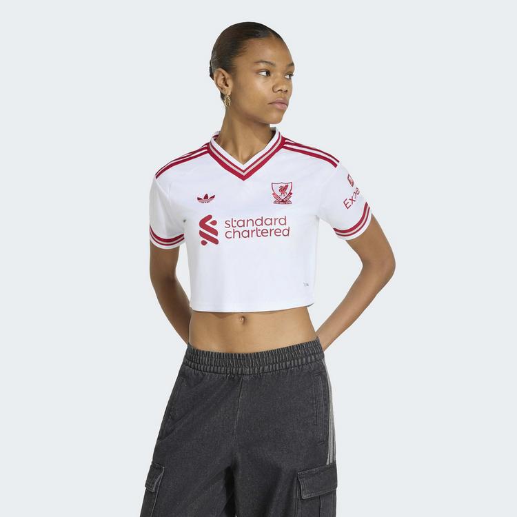 adidas adidas Liverpool FC 26/27 k&uuml;rzer geschnittenes Croptop Damen - White - 0 | SportScheck