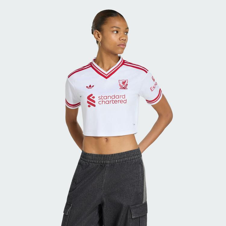 adidas adidas Liverpool FC 26/27 k&uuml;rzer geschnittenes Croptop Damen - White - 1 | SportScheck