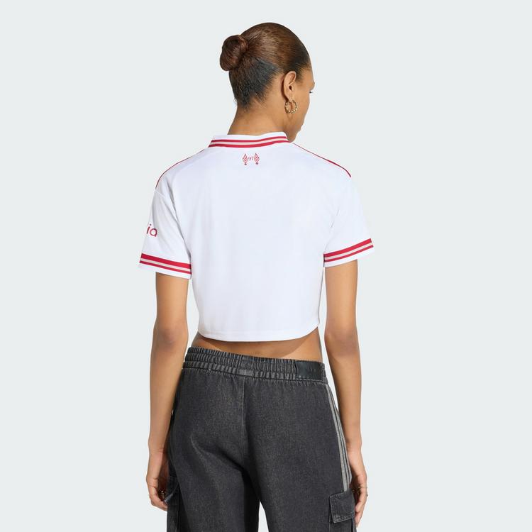 adidas adidas Liverpool FC 26/27 k&uuml;rzer geschnittenes Croptop Damen - White - 2 | SportScheck