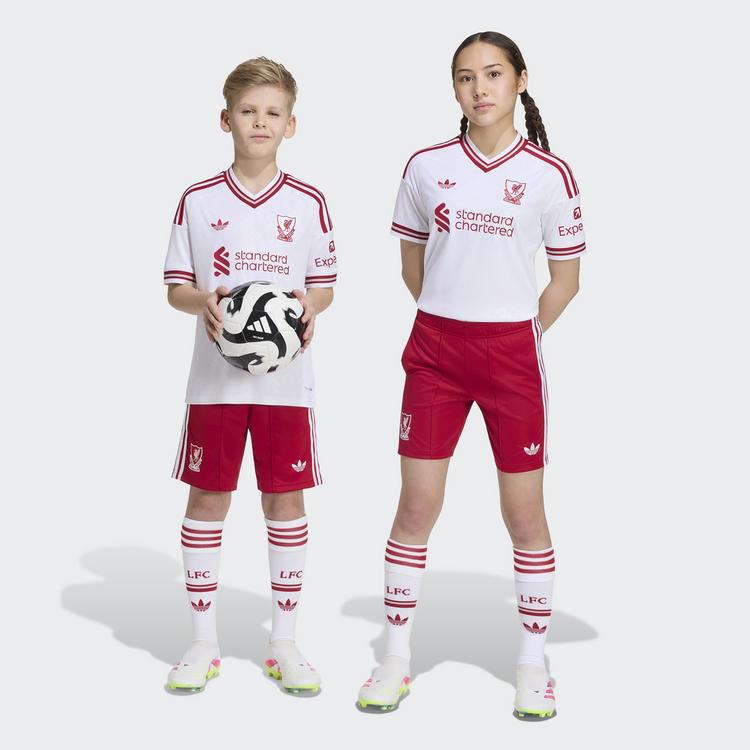 adidas adidas Liverpool FC 26/27 Kids Ausw&auml;rtsshorts Shorts Kinder - Strawberry Red - 1 | SportScheck