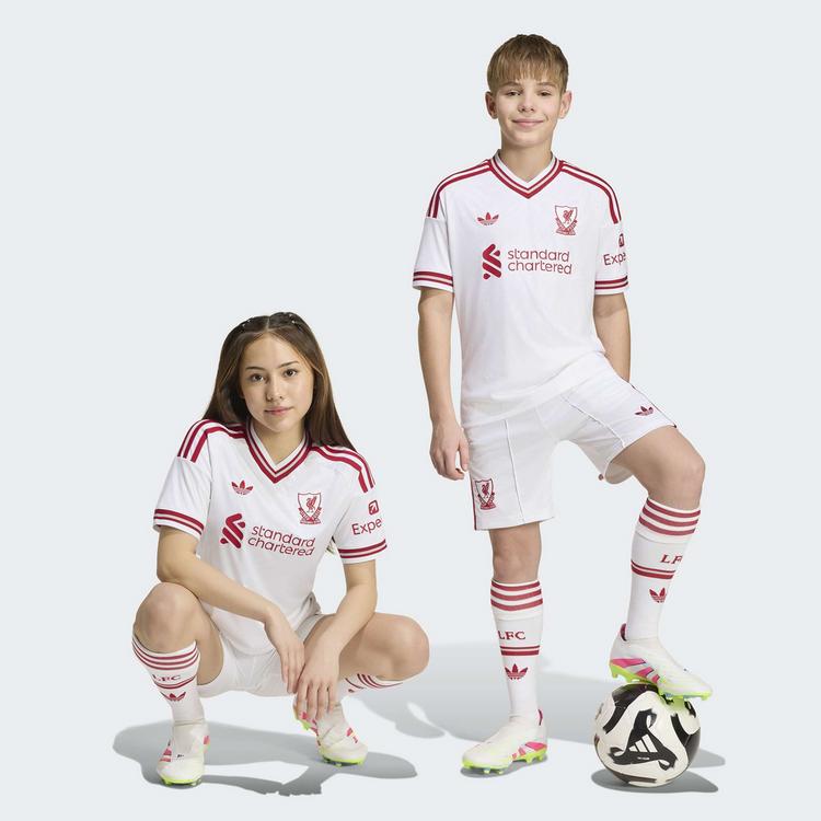 adidas adidas Liverpool FC 26/27 Kids Ausw&auml;rtsshorts Shorts Kinder - White - 1 | SportScheck