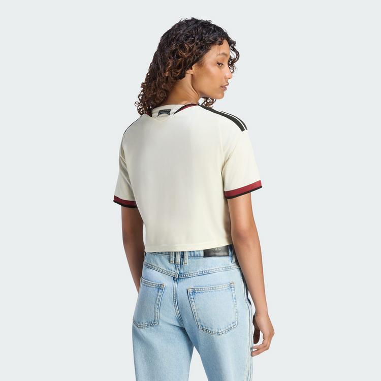 adidas adidas Manchester United 26/27 Ausweichtrikot, Croptop Damen - Ivory - 2 | SportScheck