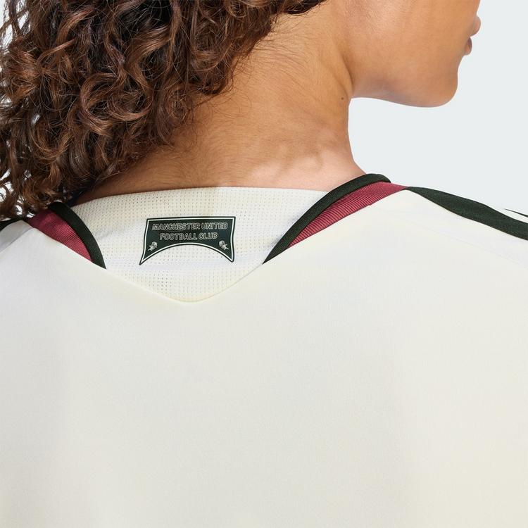 adidas adidas Manchester United 26/27 Ausweichtrikot, Croptop Damen - Ivory - 3 | SportScheck