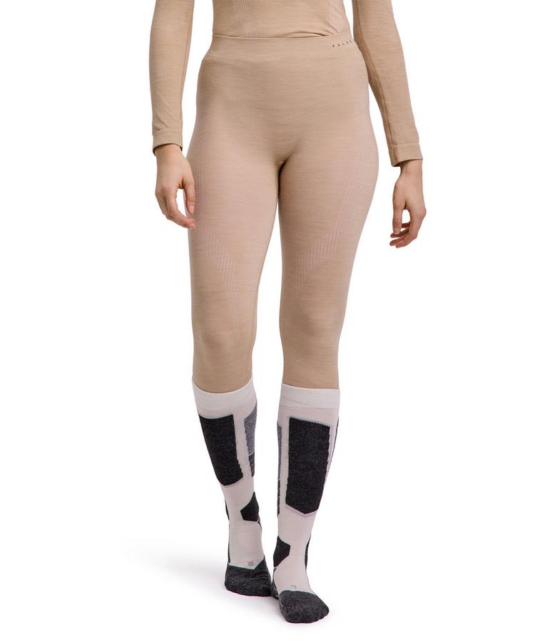Falke Falke Wool-tech Long Tights Leggings Damen - straw (4700) - 0 | SportScheck