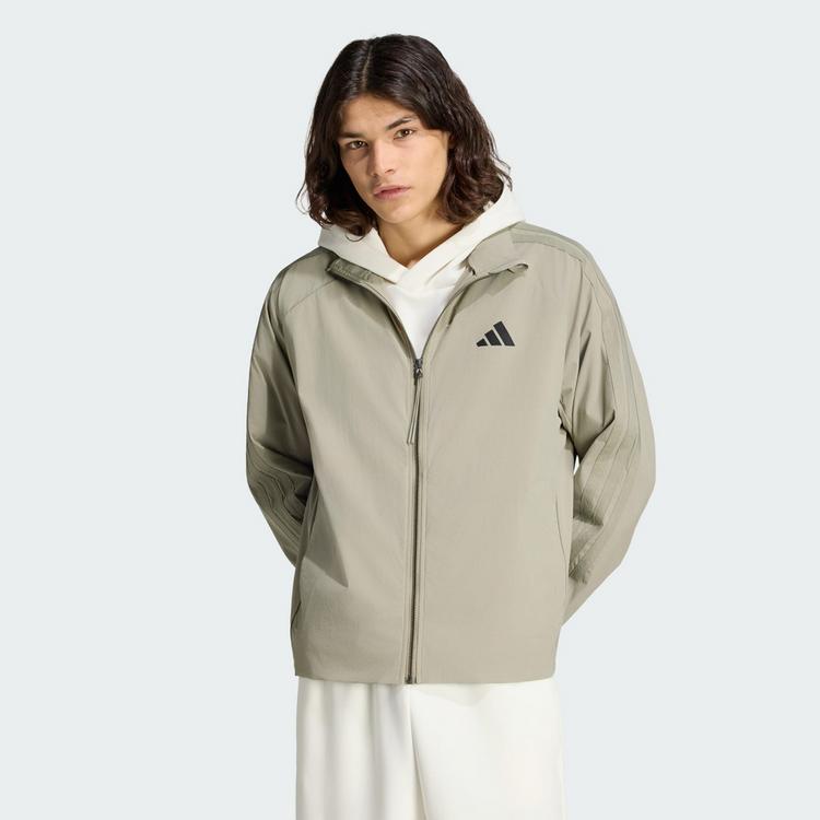 adidas adidas City Tech 3-Streifen Trainingsjacke Trainingsanzug Herren - Silver Pebble - 0 | SportScheck