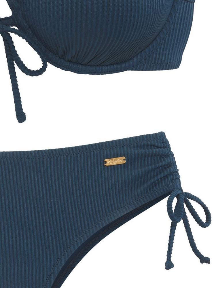 Buffalo Buffalo B&uuml;gel-Bikini Bikini Set Damen - dunkel petrol - 0 | SportScheck