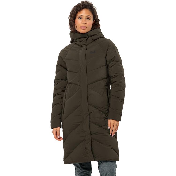 Jack Wolfskin Jack Wolfskin MARIENPLATZ COAT W Daunenmantel Damen - obsidian moss - 0 | SportScheck