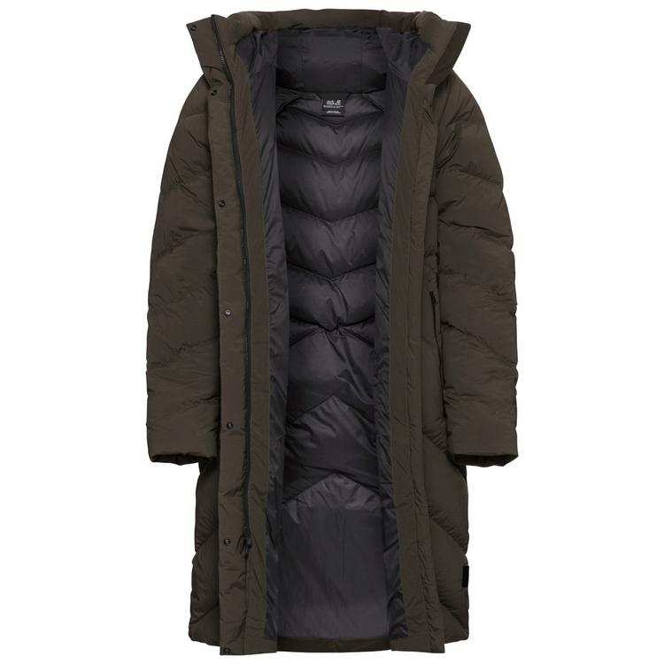 Jack Wolfskin Jack Wolfskin MARIENPLATZ COAT W Daunenmantel Damen - obsidian moss - 11 | SportScheck