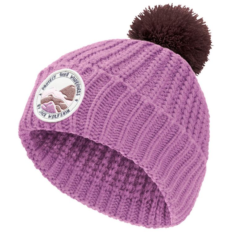 Jack Wolfskin Jack Wolfskin POMPOM BADGE BEANIE K Stirnband Kinder - vivid orchid - 0 | SportScheck