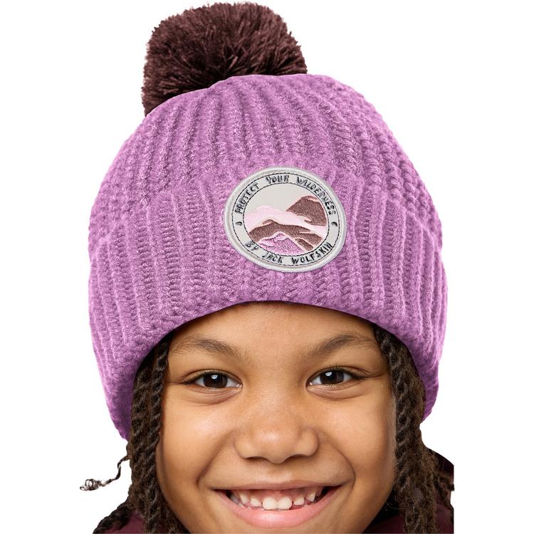 Jack Wolfskin Jack Wolfskin POMPOM BADGE BEANIE K Stirnband Kinder - vivid orchid - 0 | SportScheck