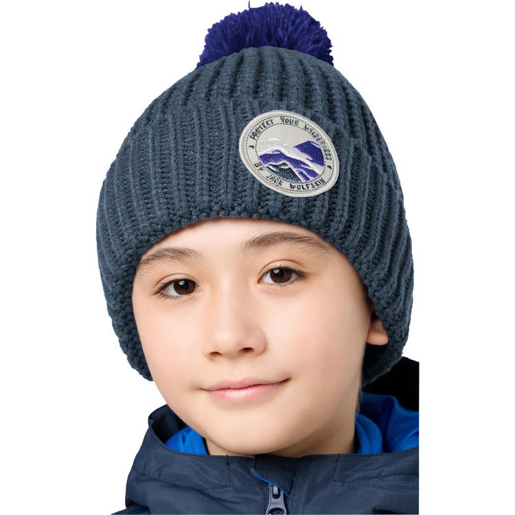 Jack Wolfskin Jack Wolfskin POMPOM BADGE BEANIE K Stirnband Kinder - midnight sky / midnight sky - 0 | SportScheck