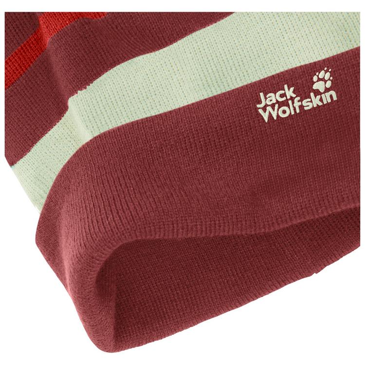 Jack Wolfskin Jack Wolfskin STRIPY KNIT BEANIE K Stirnband Kinder - siren red - 3 | SportScheck