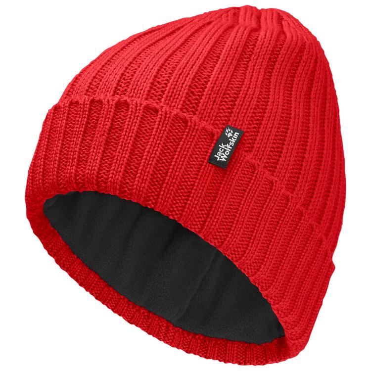 Jack Wolfskin Jack Wolfskin RIB KNIT BEANIE Stirnband - siren red - 6 | SportScheck