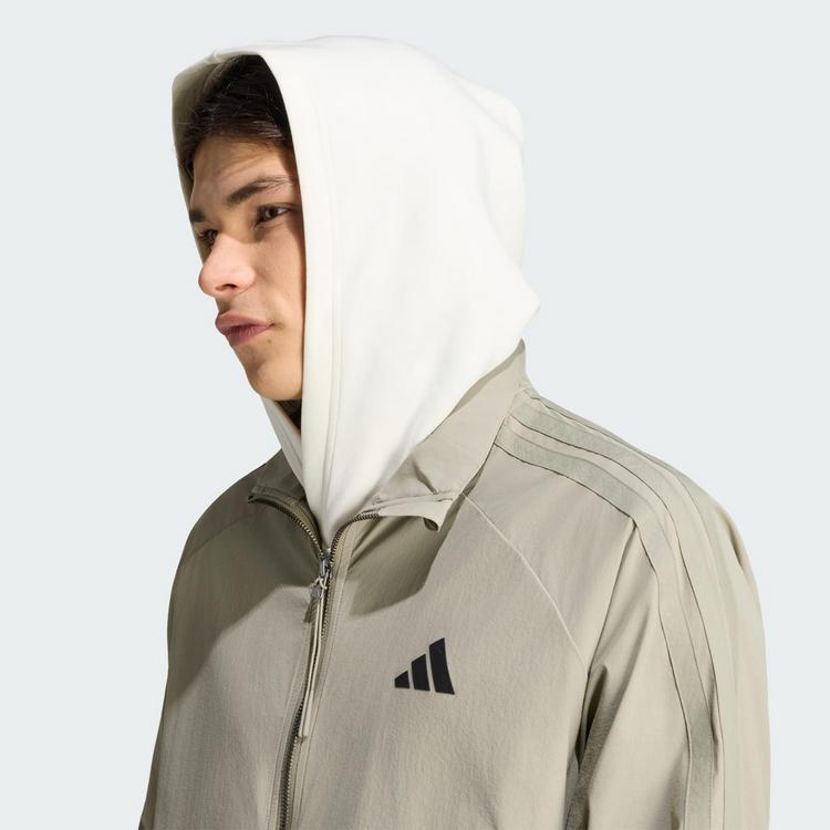 adidas adidas City Tech 3-Streifen Trainingsjacke Trainingsanzug Herren - Silver Pebble - 0 | SportScheck