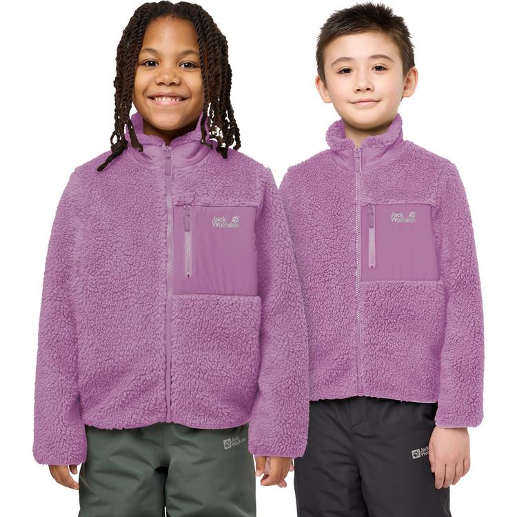 Jack Wolfskin Jack Wolfskin ICE CURL JACKET K Fleecejacke Kinder - vivid orchid - 0 | SportScheck
