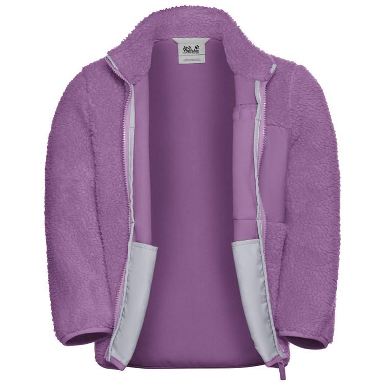 Jack Wolfskin Jack Wolfskin ICE CURL JACKET K Fleecejacke Kinder - vivid orchid - 10 | SportScheck