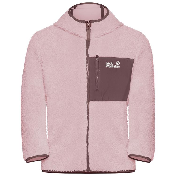 Jack Wolfskin Jack Wolfskin ICE CURL HOOD JACKET K Fleecejacke Kinder - dusty blush - 1 | SportScheck