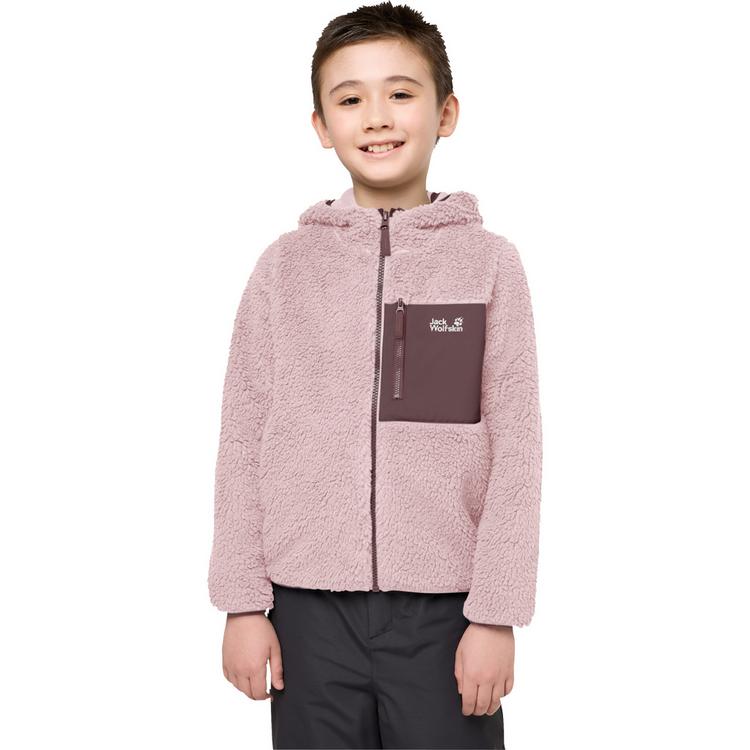 Jack Wolfskin Jack Wolfskin ICE CURL HOOD JACKET K Fleecejacke Kinder - dusty blush - 3 | SportScheck