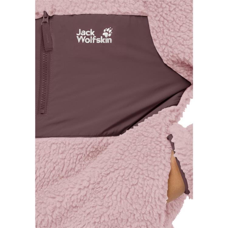 Jack Wolfskin Jack Wolfskin ICE CURL HOOD JACKET K Fleecejacke Kinder - dusty blush - 5 | SportScheck